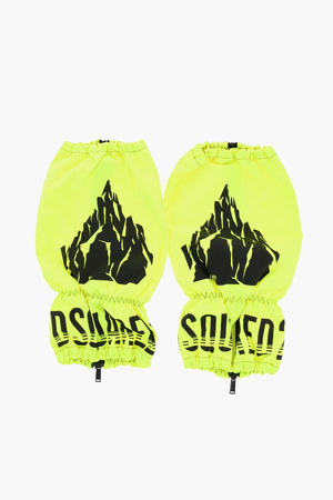 Fluo-Gamaschen mit Kontrastdetails