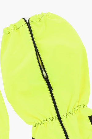 Fluo-Gamaschen mit Kontrastdetails