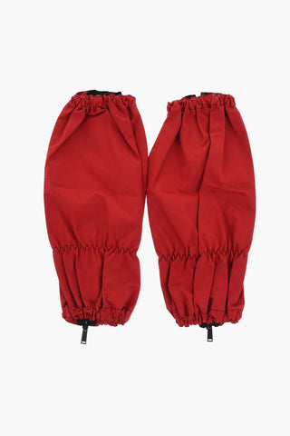 Solid-Color Gaiters with Zip