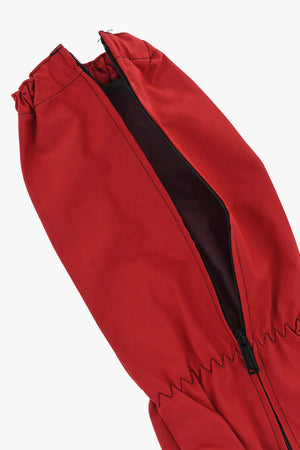 Solid-Color Gaiters with Zip