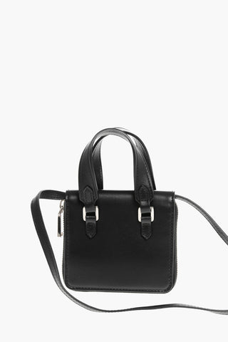 Leather MINIBAG Wallet with Shoulder Strap