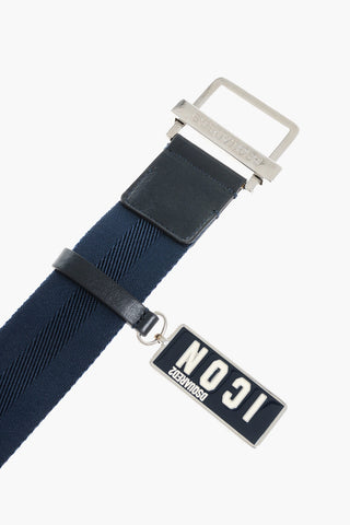 Fabric ICON Belt with Charm 40mm