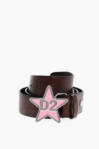 Leather D2 STAR Belt 40mm