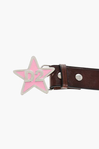 Leather D2 STAR Belt 40mm