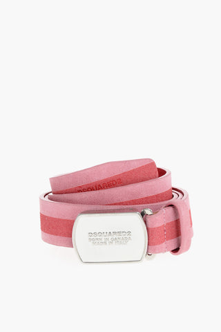 Two-Tone Suede Belt 30mm