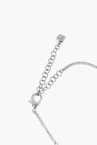 Silver-Tone Metal ICON CLUBBING Bracelet