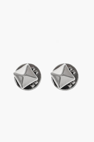 Set of 2 Solid Color Metal Pins