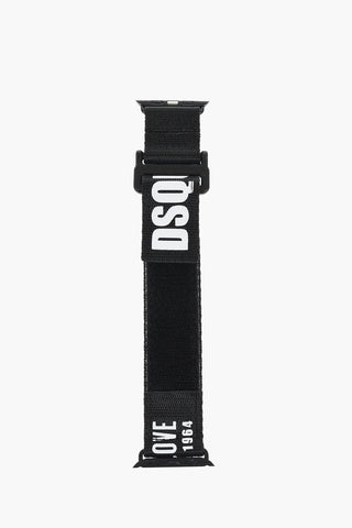 Fabric MADE WITH LOVE Watch Band with Velcro Closure