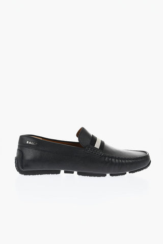 Grained Leather PEARCE Loafers with Iconic Detail