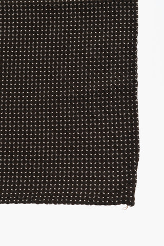 Silk Pocket Square with Micro Patterns