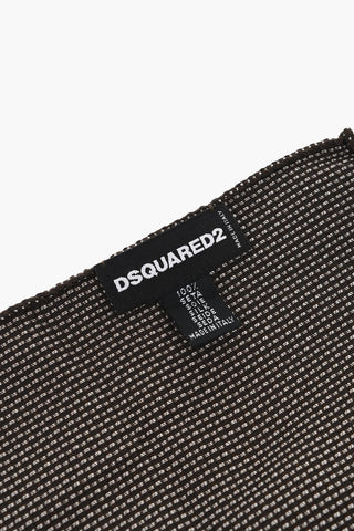 Silk Pocket Square with Micro Patterns
