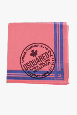 Cotton Bandana with Beaver Print