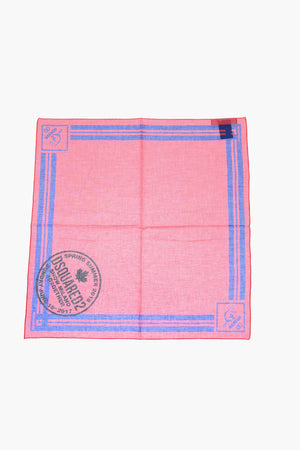 Cotton Bandana with Beaver Print