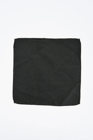 Checked Silk Pocket Square