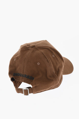 Cotton Cap with Contrasting Embroidery