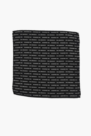 Einstecktuch aus Seide mit All-Over-Logo