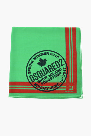 Cotton Bandana with Beaver Print