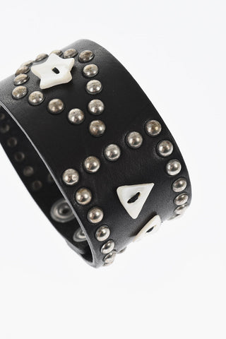 Studded Leather Bracelet