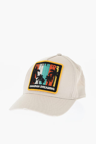 Cotton Twill Cap with Frontal Embroidery