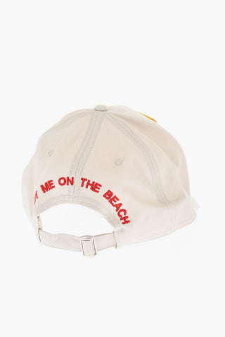 Cotton Twill Cap with Frontal Embroidery