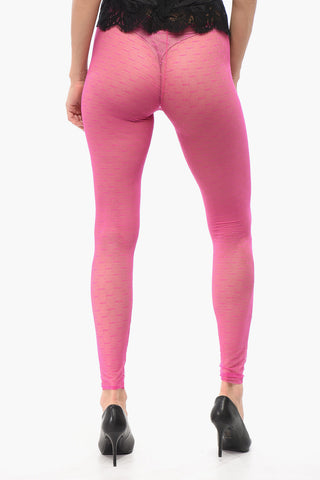 Monogram Lace Tights