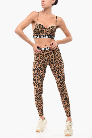 Microfiber Animal-Print Bralette