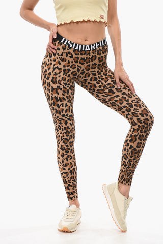 Microfiber Underwear Leggings with Animal Motif