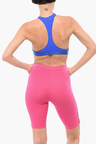 Microfiber Sport Bra with Logoed Elastic Band