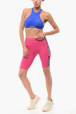 Microfiber Sport Bra with Logoed Elastic Band