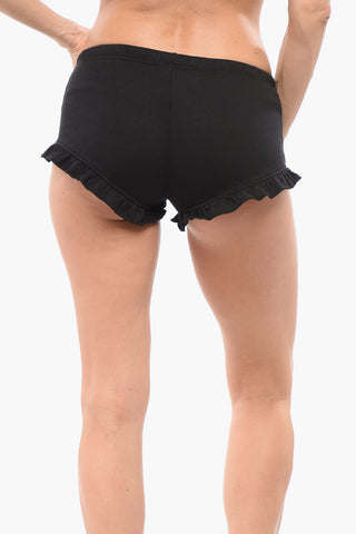 Shorts Pigiama con Dettaglio Ruffle