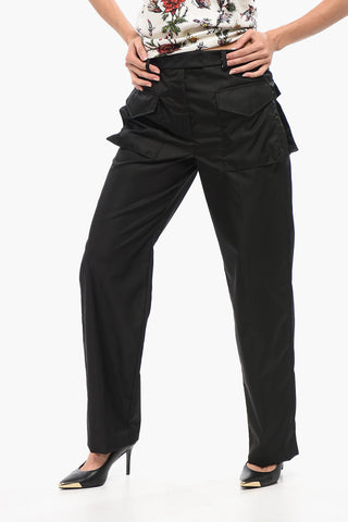 Pantaloni Cargo in Re-nylon