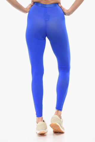 Underwear Microfiber Leggings with Logoed Elastic Band