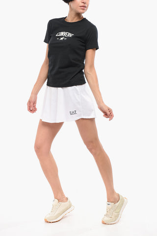 ALL STAR Crewneck Slim Fit T-Shirt with Embossed Logo