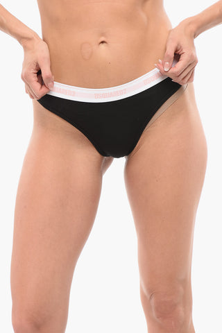 Brazilian Slip with Logoed Waistband