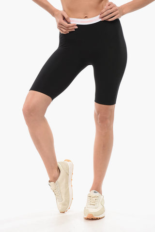 Leggings Ciclista Underwear con Elastico Logato