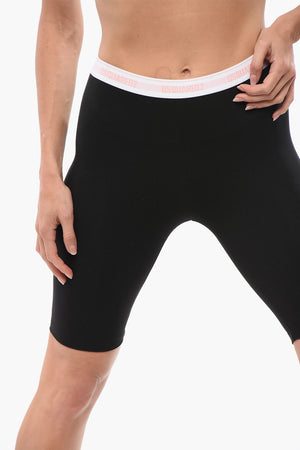 Cycling Leggings Underwear With Logo Elastic