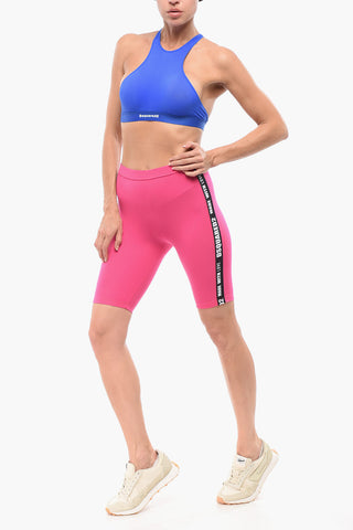 Underwear Biker Leggings with Logoed Bands