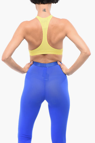 Microfiber Sport Bra with Logoed Elastic Band