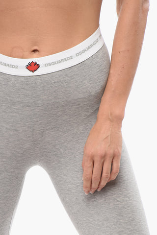 Radler-Leggings aus Baumwollmischung