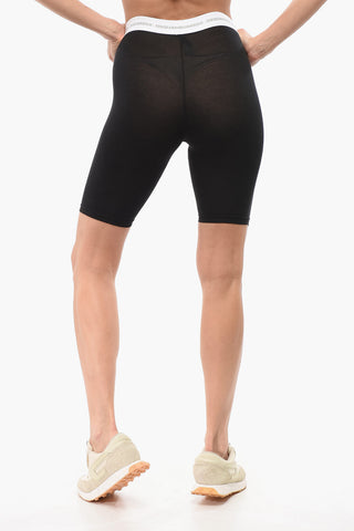 사이클 레깅스 Underwear 로고 밴드 장식