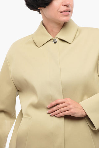 Medusa Coat with Hidden Placket