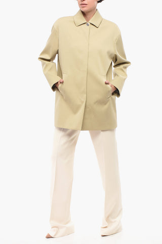 Medusa Coat with Hidden Placket