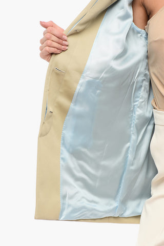 Medusa Coat with Hidden Placket