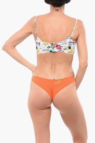 Printed Microfiber Bra