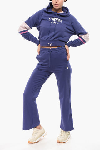 ALL STAR Hoodie aus angerautem Baumwollmix mit Kordelzug