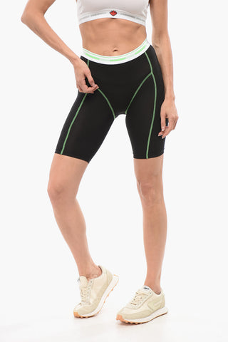 사이클 레깅스 Underwear 노출 솔기 장식