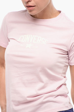 ALL STAR T-Shirt mit Rundhalsausschnitt in Uni und erhabenem Logo