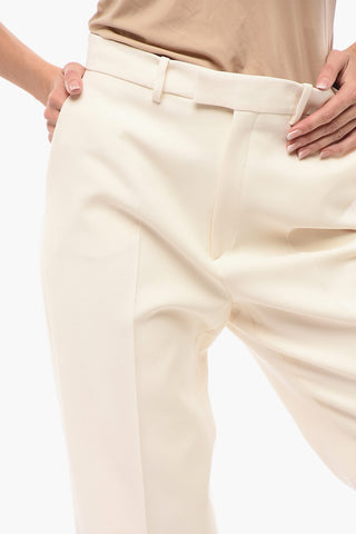 Pantaloni Wide Leg con Pince