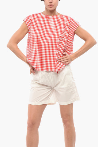 Zweifarbige Buffalo-Karo-Bluse