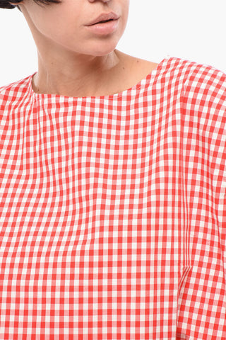 Two-Tone Buffalo Check Blouse